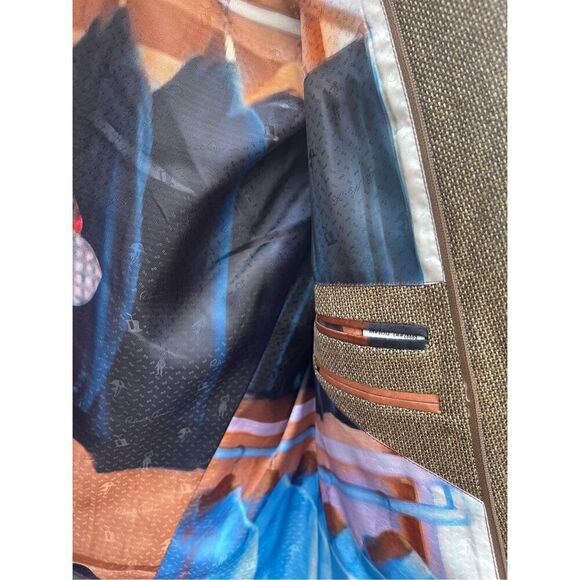 Authentic Robert Graham hobo clown tweed blazer jacket sports coat removable lin - Picture 14 of 16